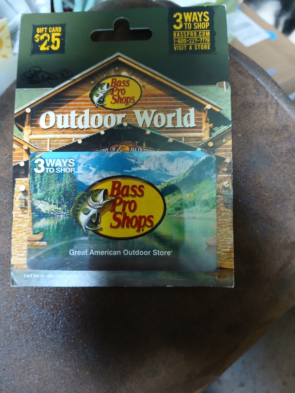 Bass Pro Shops $25 Gift Card - Outdoor World Design